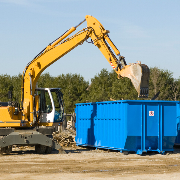 what kind of customer support is available for residential dumpster rentals in Garrisonville Virginia